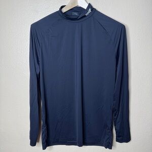 PXG Shirt Mens XL Black Mock Neck Long Sleeve Performance Golf Stretch